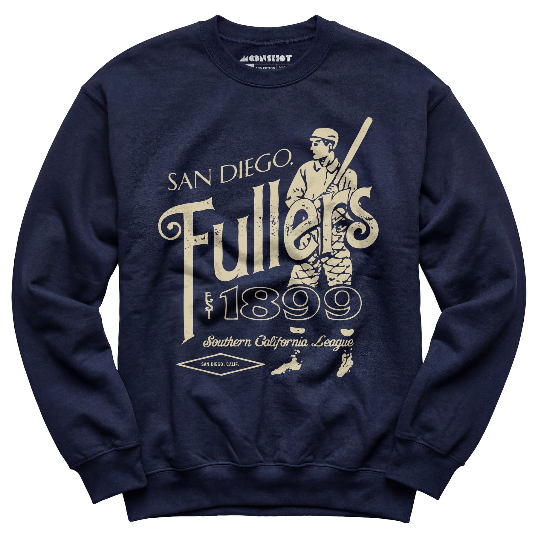 San Diego Fullers - California - Vintage Defunct Baseball Teams - Unisex Sweatshirt