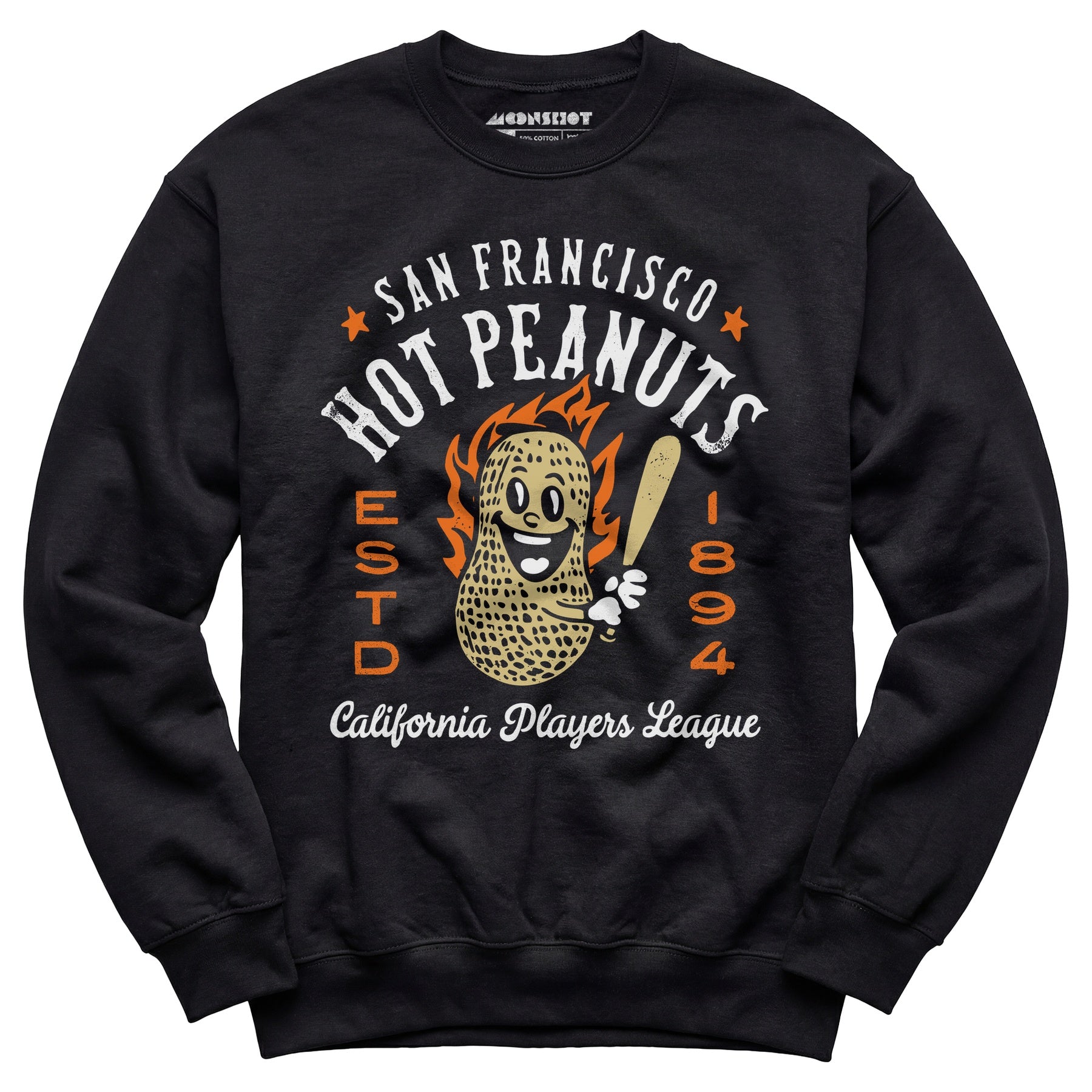 San Francisco Hot Peanuts - California - Vintage Defunct Baseball Teams - Unisex Sweatshirt
