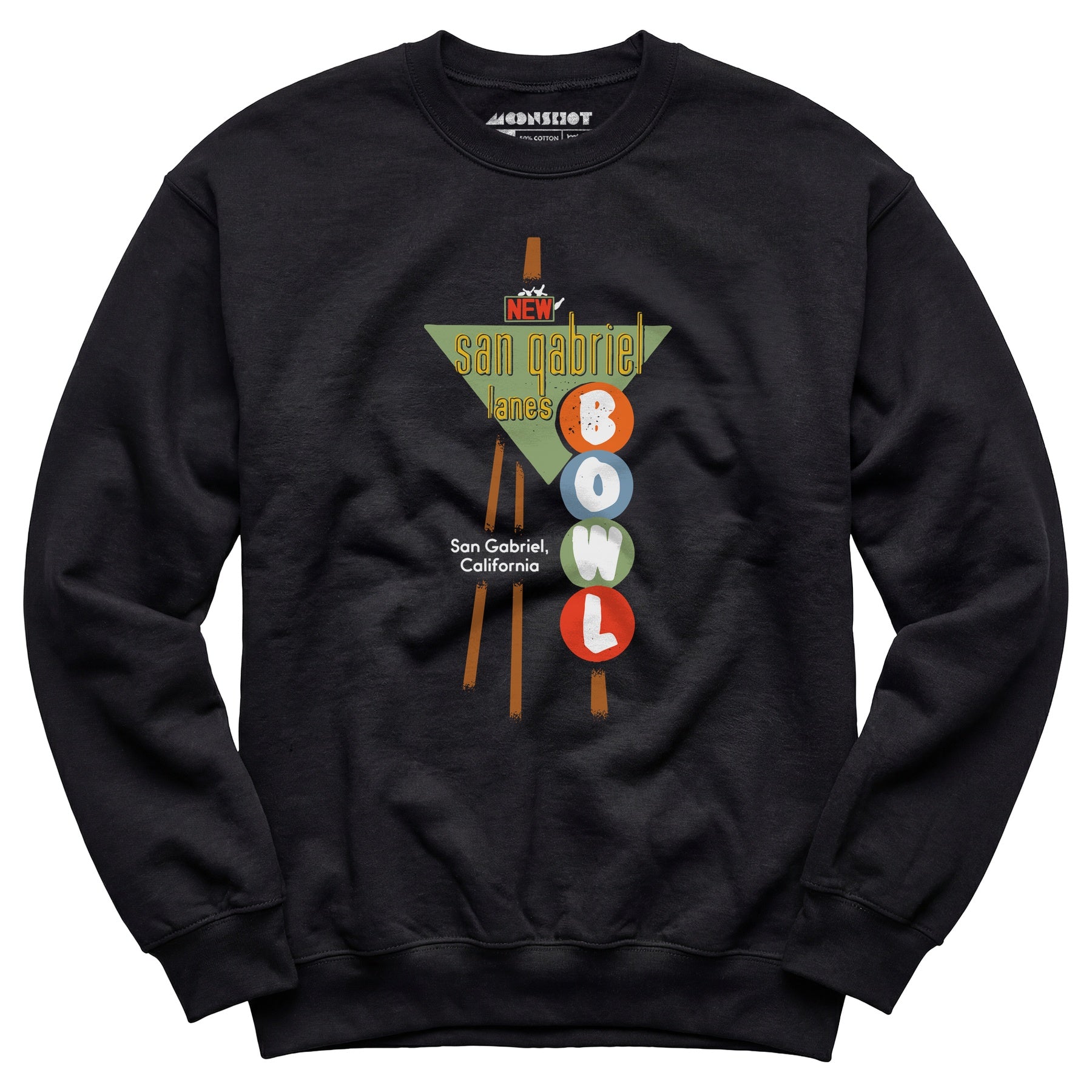 San Gabriel Lanes - San Gabriel, CA - Vintage Bowling Alley - Unisex Sweatshirt