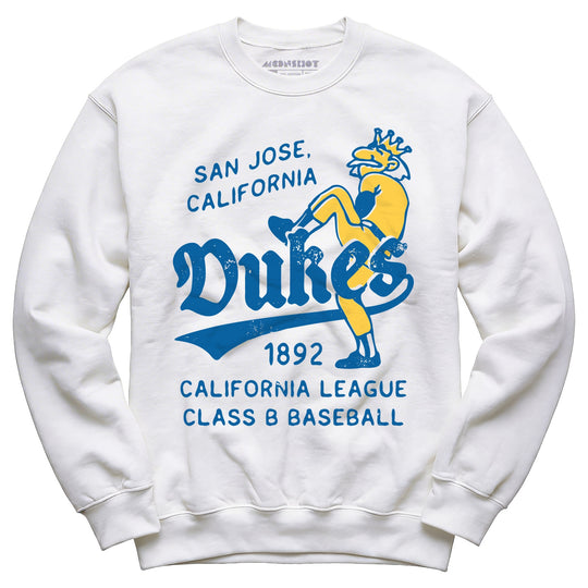 San Jose Dukes - California - Vintage Defunct Baseball Teams - Unisex Sweatshirt