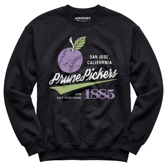 San Jose Prune Pickers - California - Vintage Defunct Baseball Teams - Unisex Sweatshirt