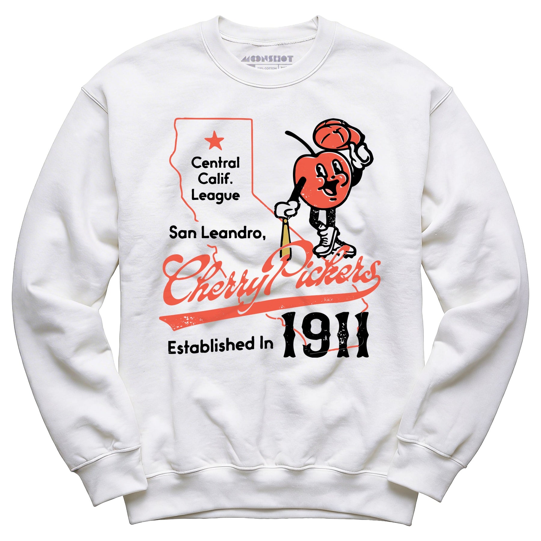 San Leandro Cherry Pickers - California - Vintage Defunct Baseball Teams - Unisex Sweatshirt