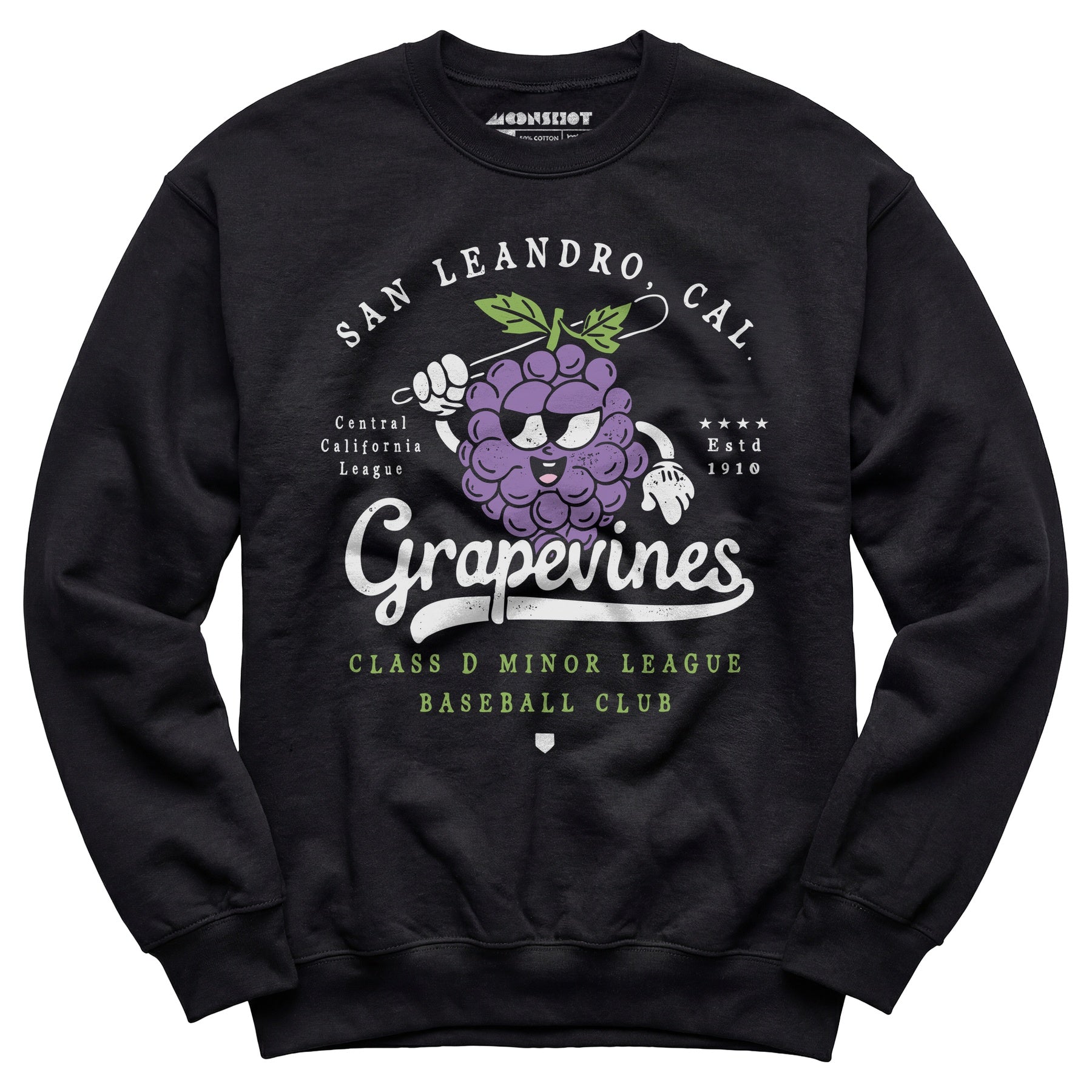 San Leandro Grapevines - California - Vintage Defunct Baseball Teams - Unisex Sweatshirt
