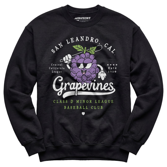 San Leandro Grapevines - California - Vintage Defunct Baseball Teams - Unisex Sweatshirt
