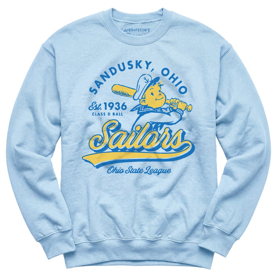 Sandusky Sailors - Ohio - Vintage Defunct Baseball Teams - Unisex Sweatshirt