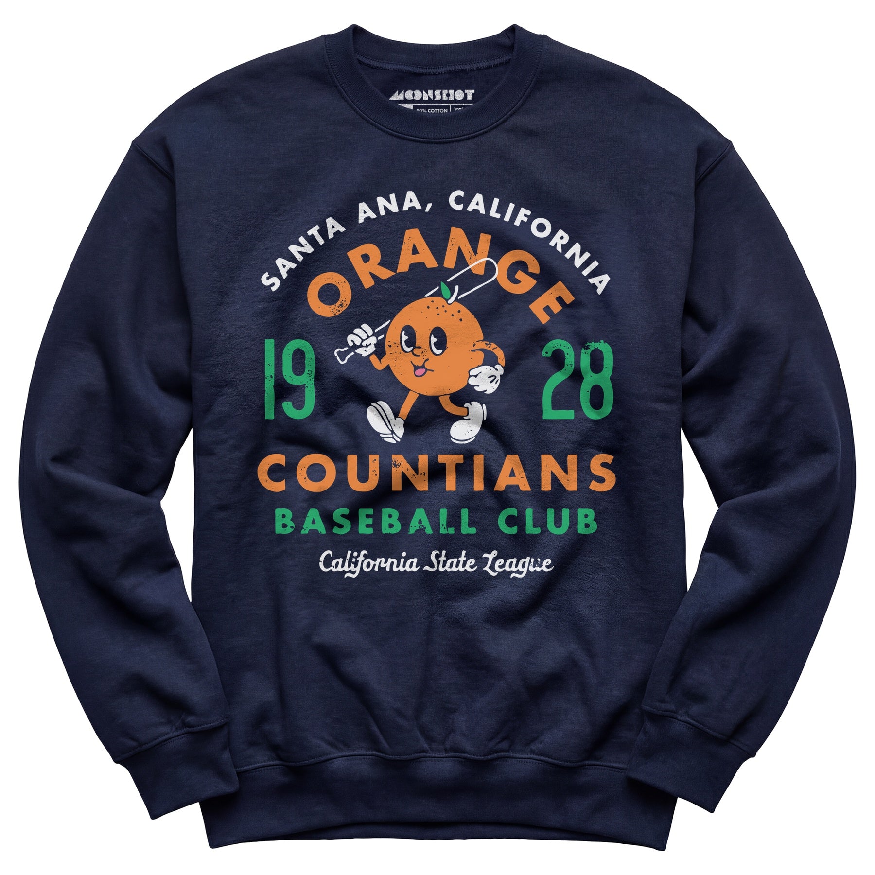 Santa Ana Orange Countians - California - Vintage Defunct Baseball Teams - Unisex Sweatshirt