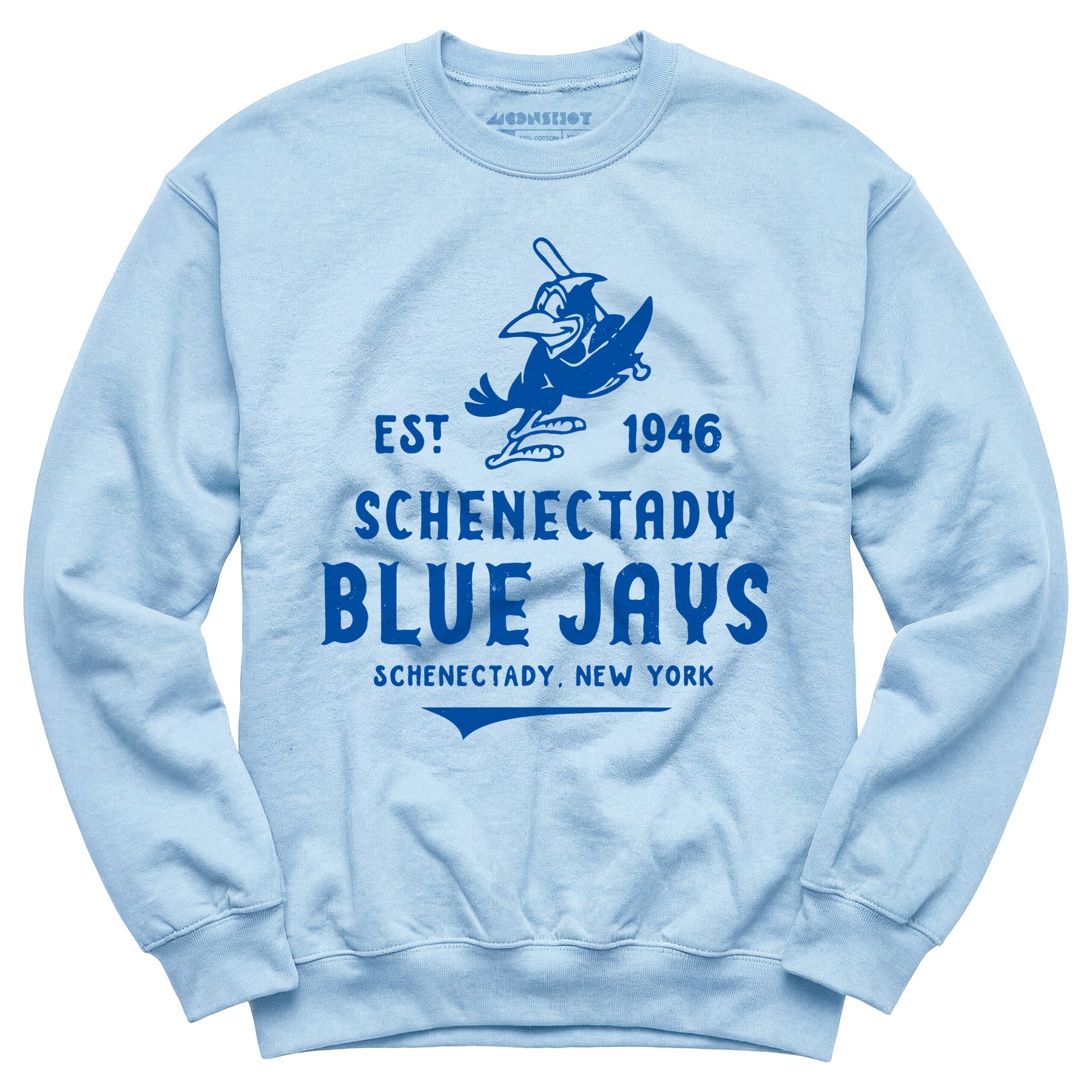 Schenectady Blue Jays - New York - Vintage Defunct Baseball Teams - Unisex Sweatshirt