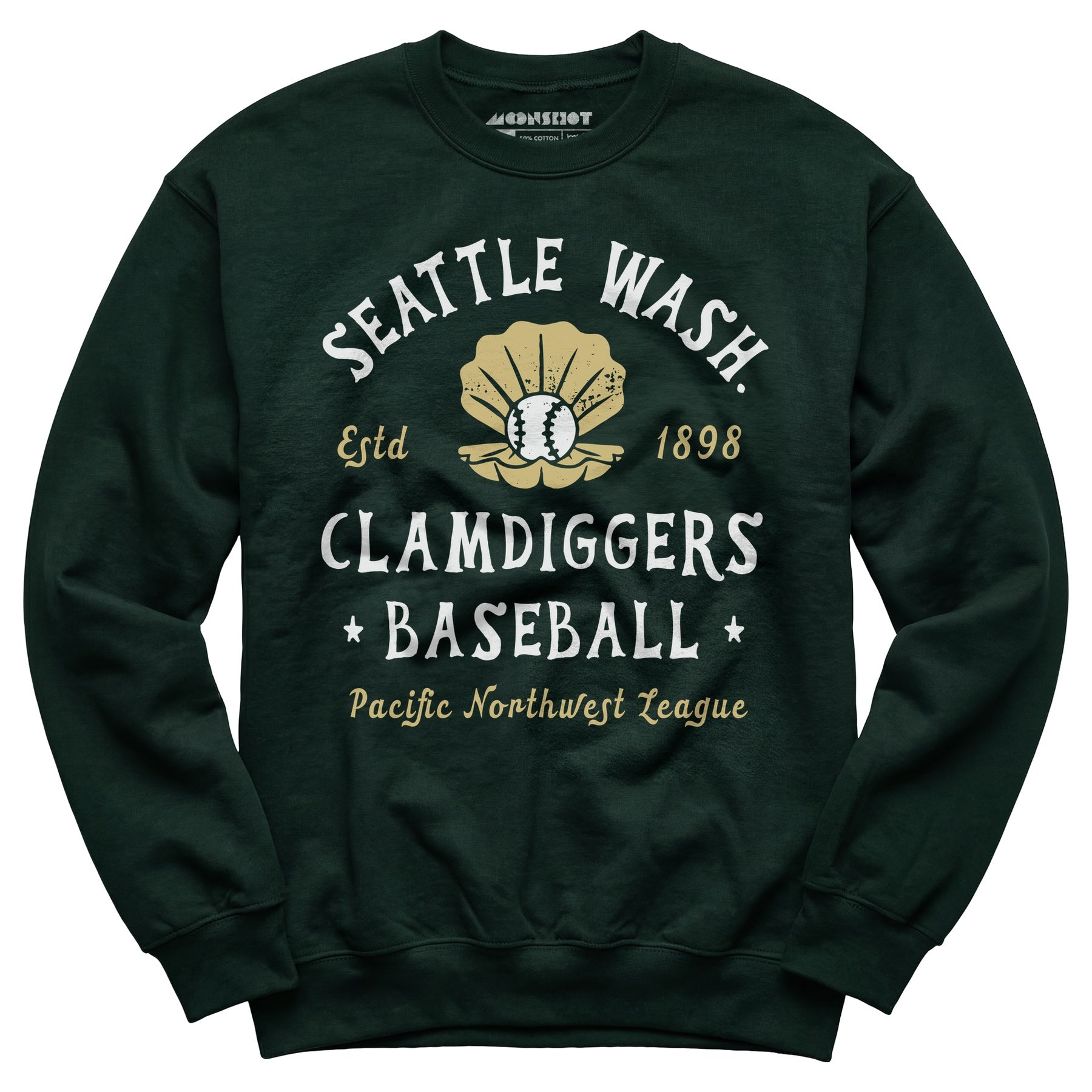 Seattle Clamdiggers - Washington - Vintage Defunct Baseball Teams - Unisex Sweatshirt