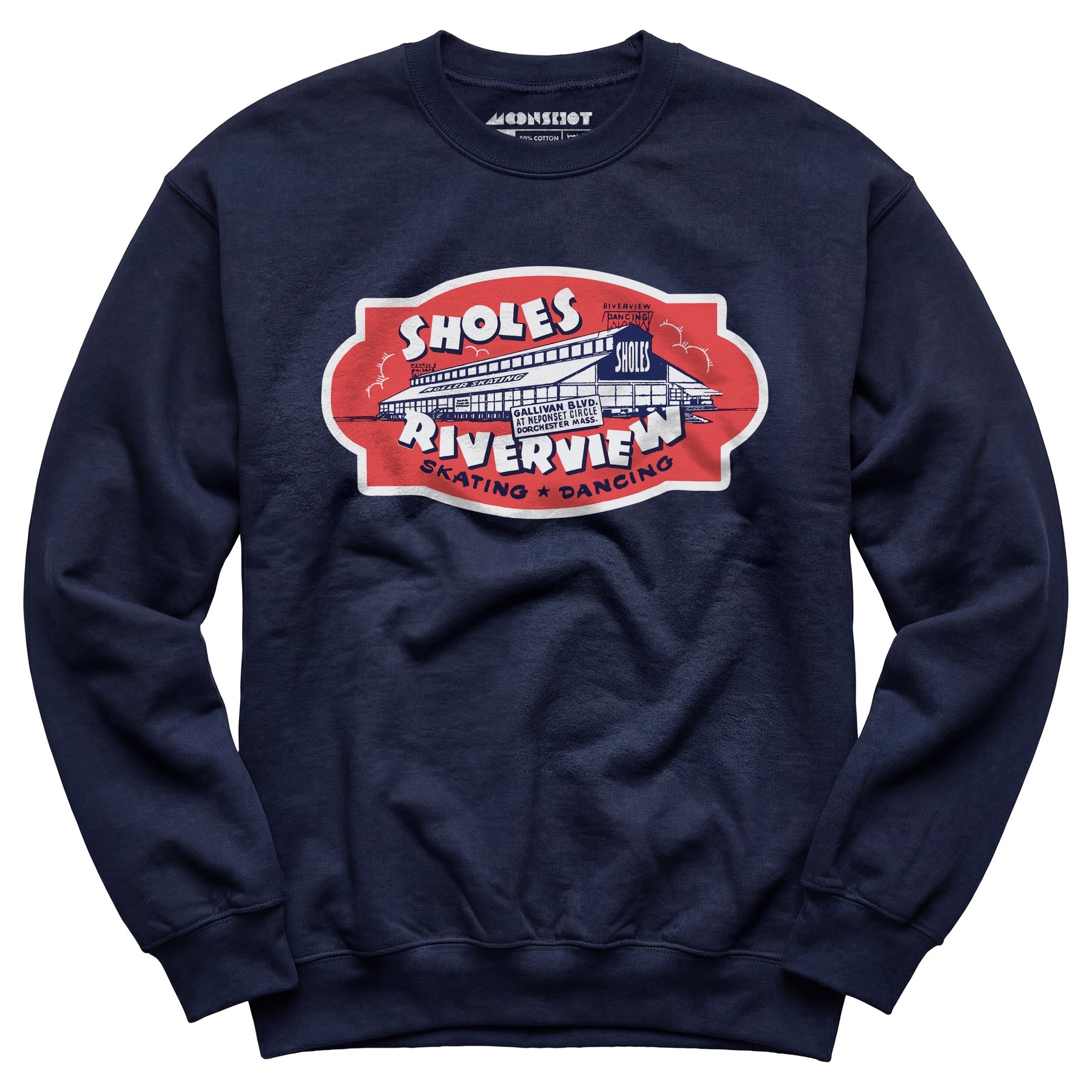 Sholes Riverview - Dorchester, MA - Vintage Roller Rink - Unisex Sweatshirt