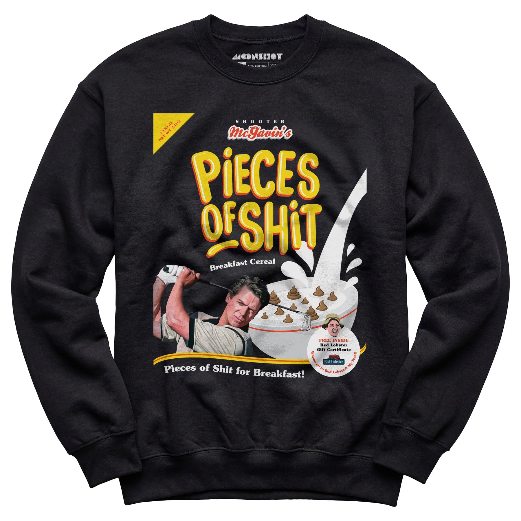 Shooter McGavin's Pieces of Shit Breakfast Cereal - Unisex Sweatshirt