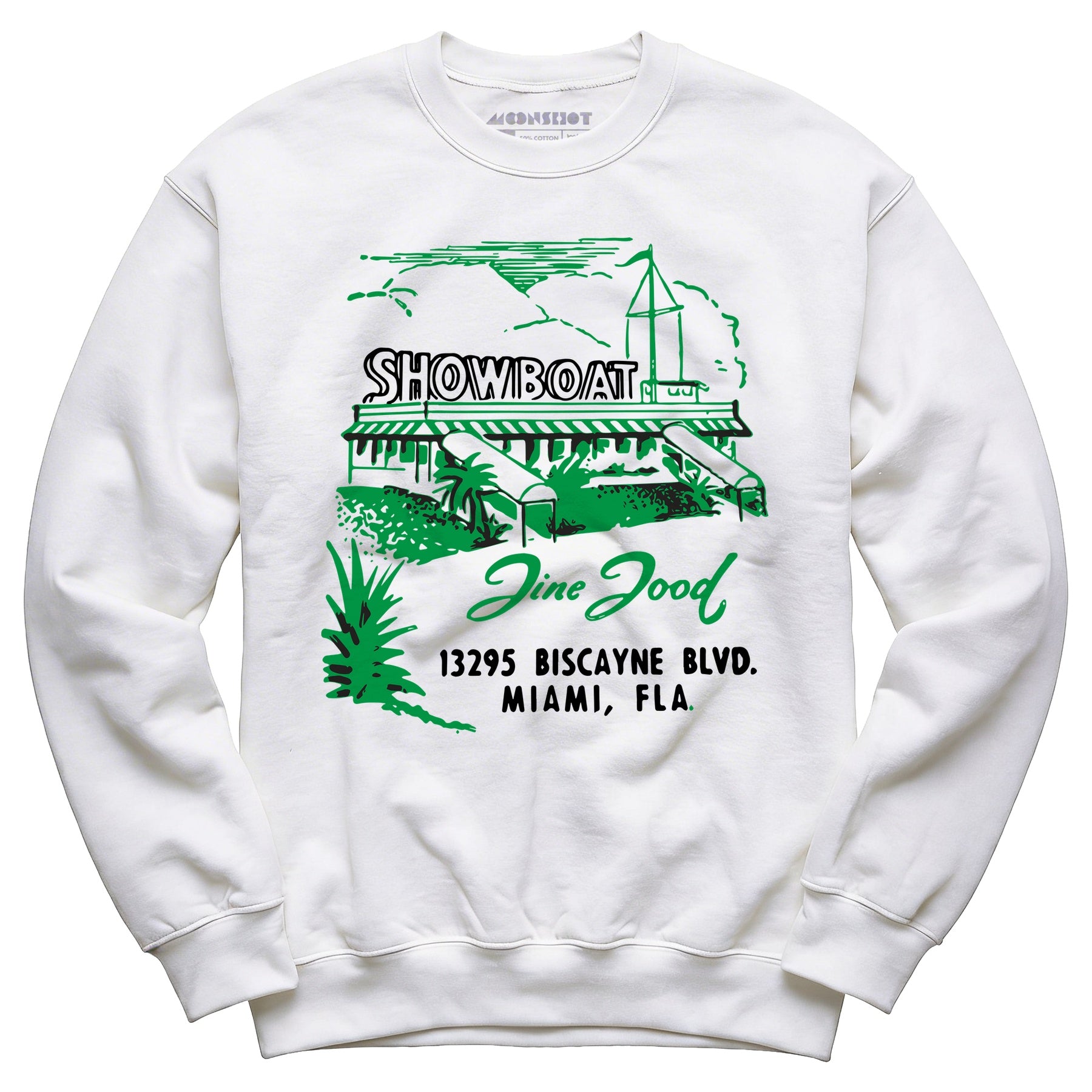 Showboat - Miami, FL - Vintage Restaurant - Unisex Sweatshirt