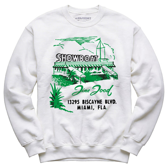 Showboat - Miami, FL - Vintage Restaurant - Unisex Sweatshirt