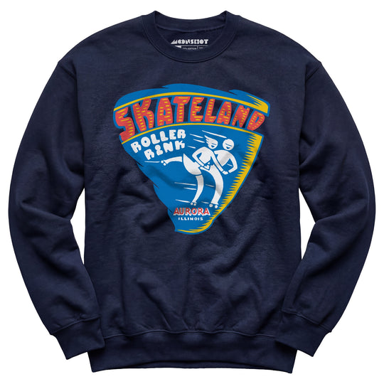 Skateland - Aurora, IL - Vintage Roller Rink - Unisex Sweatshirt