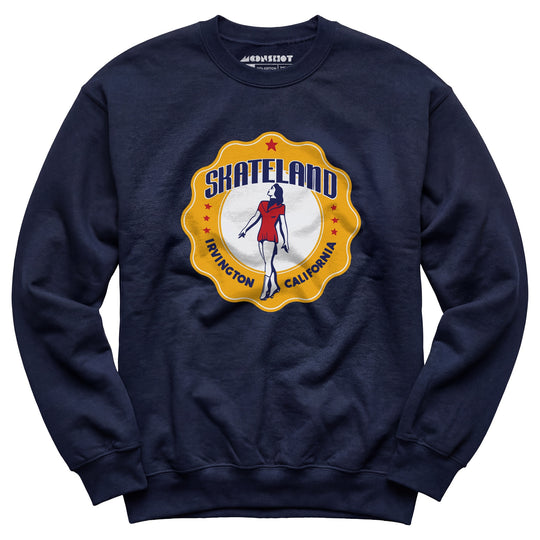 Skateland - Irvington, CA - Vintage Roller Rink - Unisex Sweatshirt