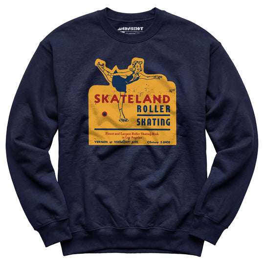 Skateland - Los Angeles, CA - Vintage Roller Rink - Unisex Sweatshirt
