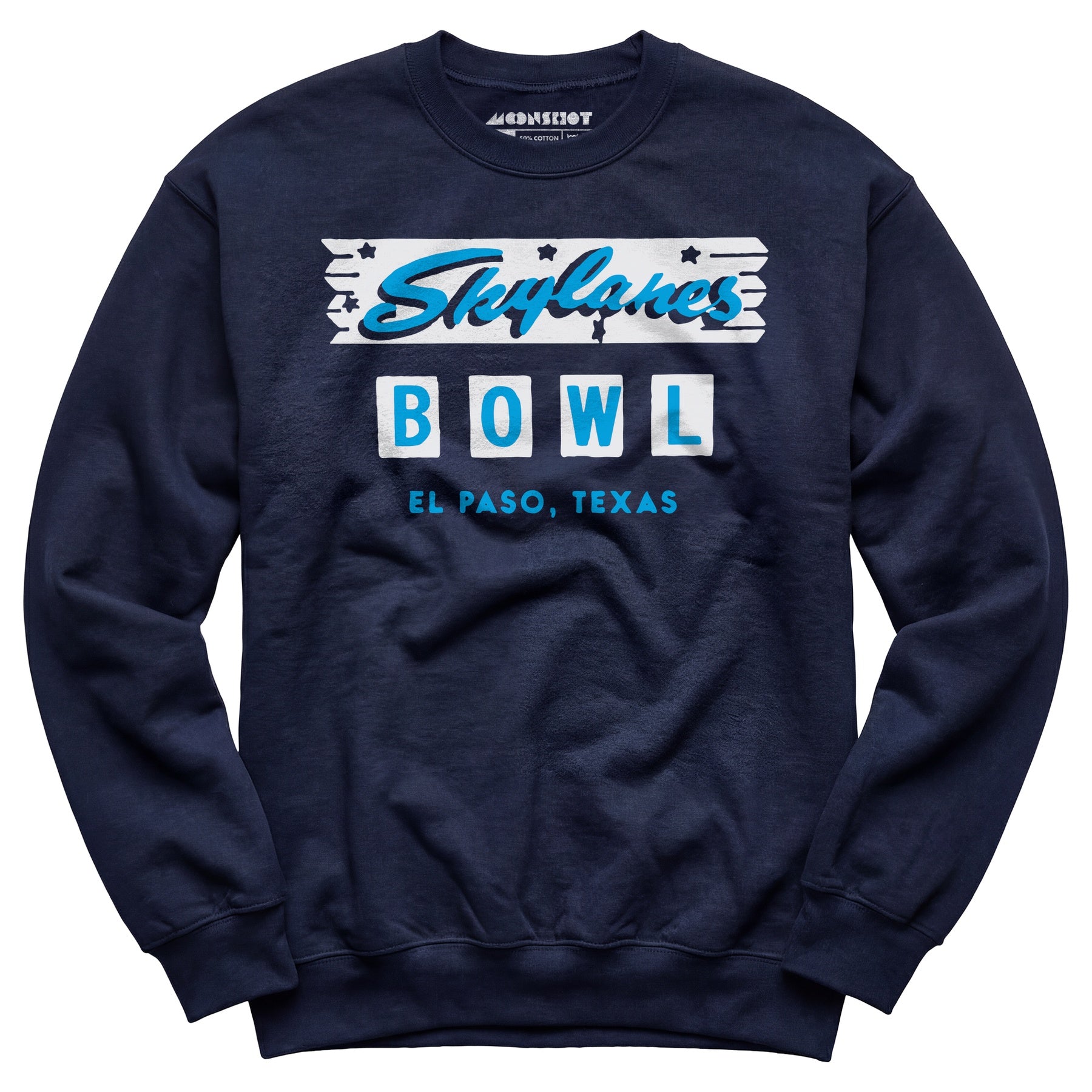 Skylanes Bowl - El Paso, TX - Vintage Bowling Alley - Unisex Sweatshirt