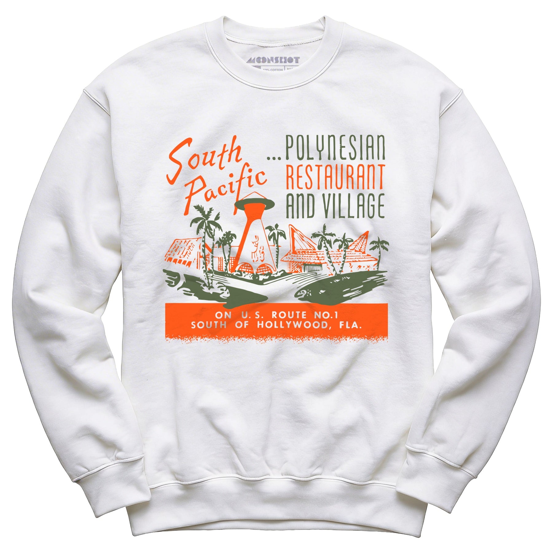 South Pacific - Hallandale Beach, FL - Vintage Tiki Bar - Unisex Sweatshirt