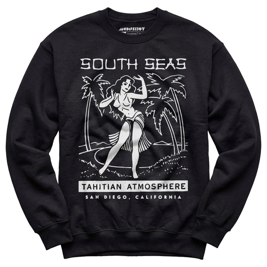 South Seas - San Diego, CA - Vintage Tiki Bar - Unisex Sweatshirt