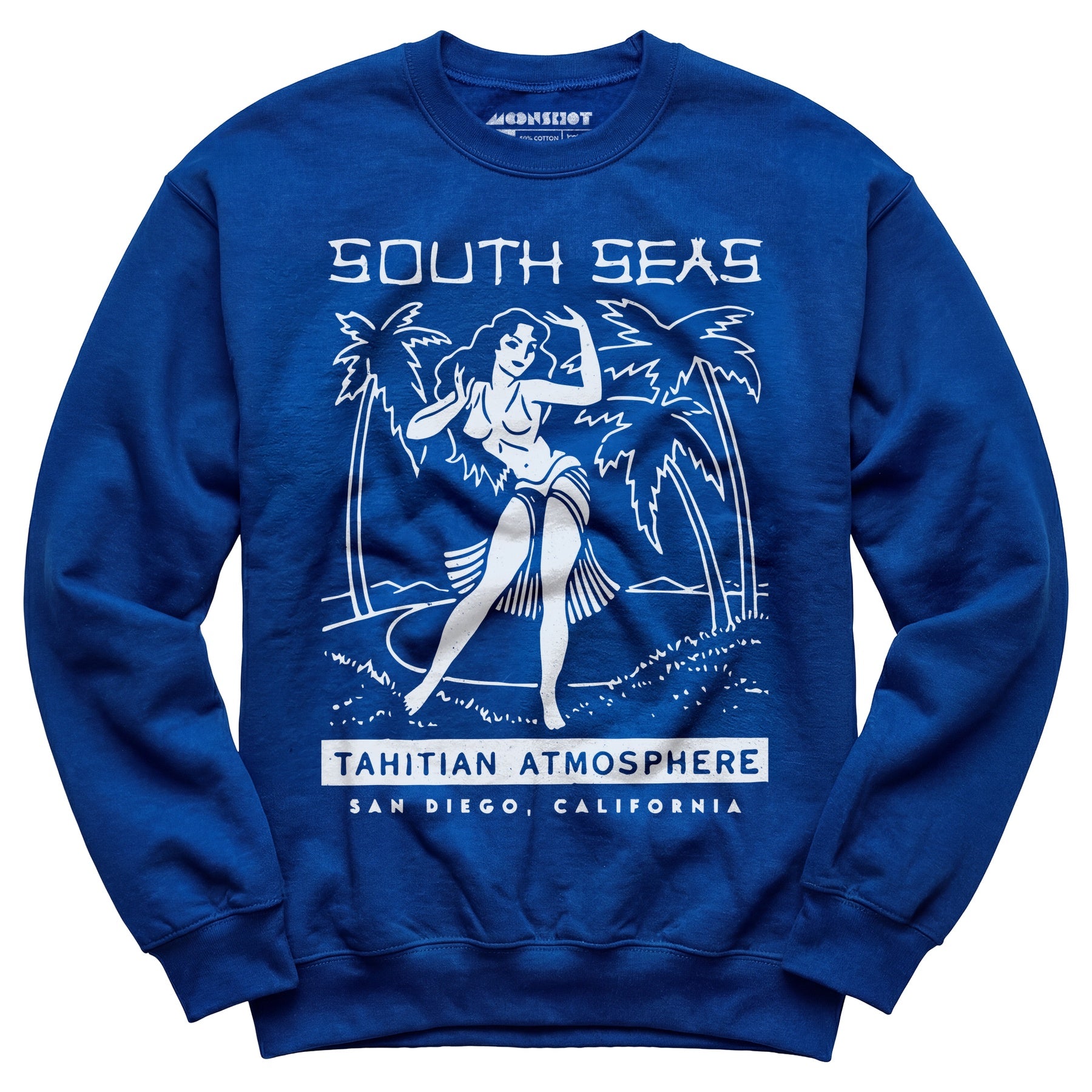 South Seas - San Diego, CA - Vintage Tiki Bar - Unisex Sweatshirt