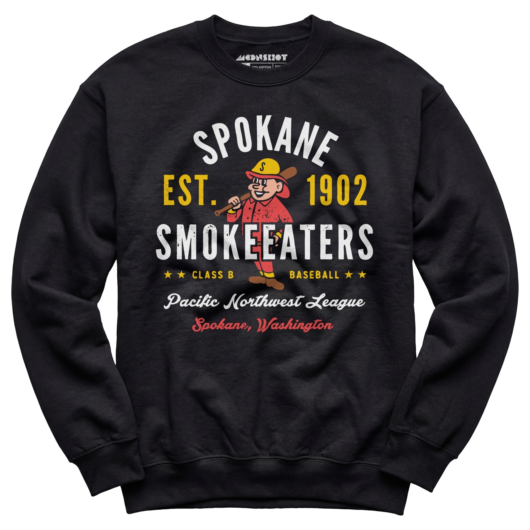 Spokane Smoke Eaters - Washington - Vintage Defunct Baseball Teams - Unisex Sweatshirt
