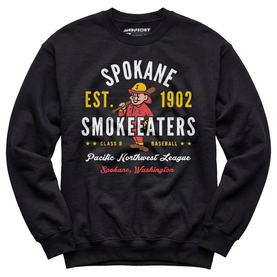 Spokane Smoke Eaters - Washington - Vintage Defunct Baseball Teams - Unisex Sweatshirt