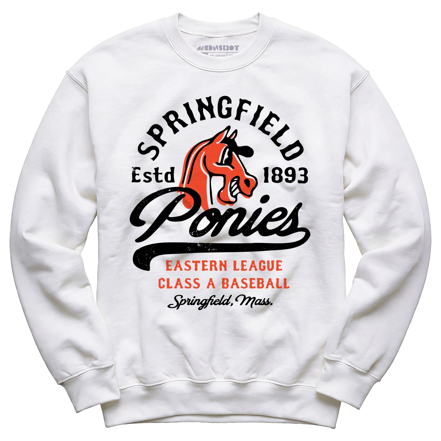 Springfield Ponies - Massachusetts - Vintage Defunct Baseball Teams - Unisex Sweatshirt