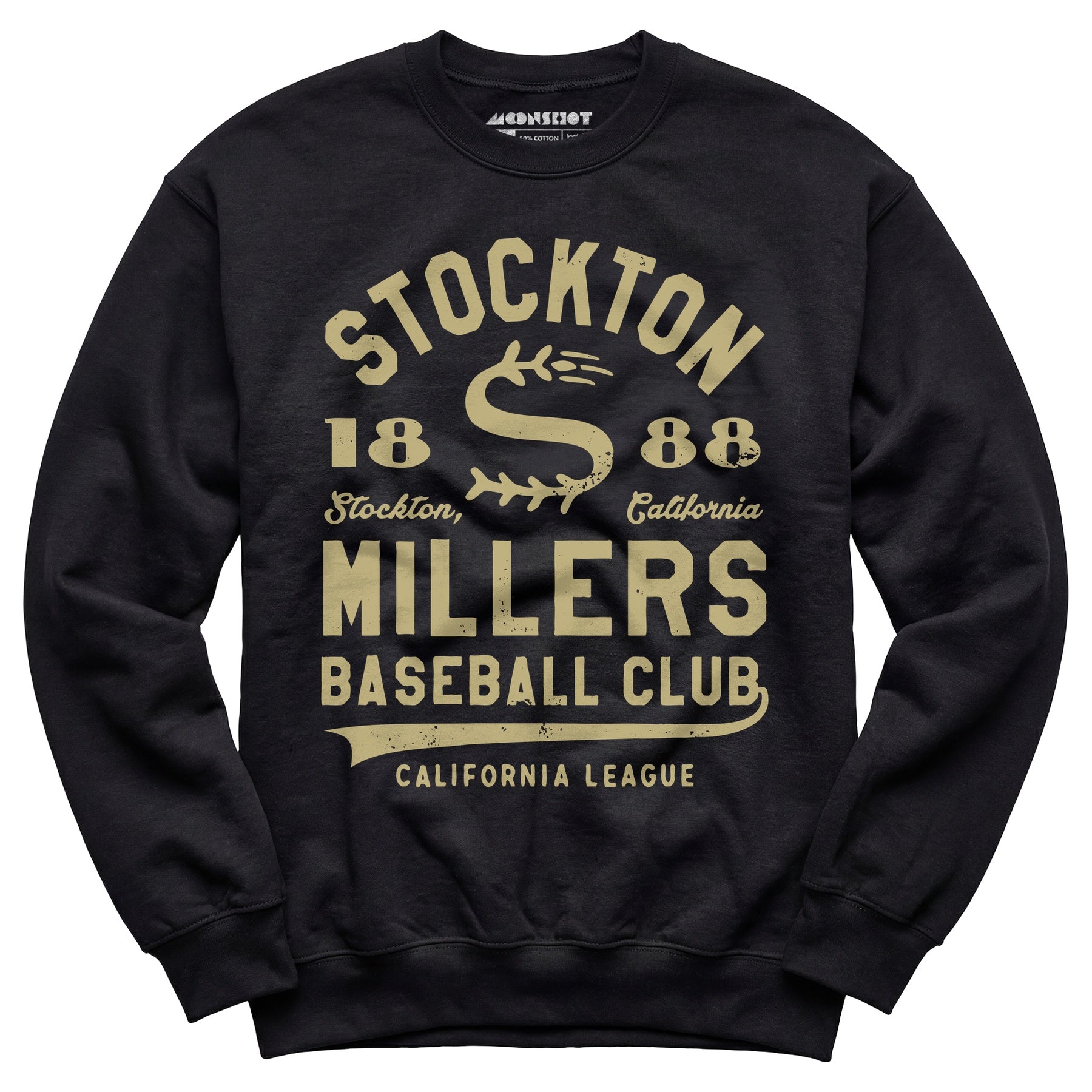 Stockton Millers - California - Vintage Defunct Baseball Teams - Unisex Sweatshirt