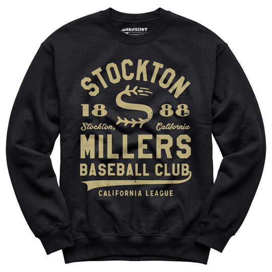 Stockton Millers - California - Vintage Defunct Baseball Teams - Unisex Sweatshirt