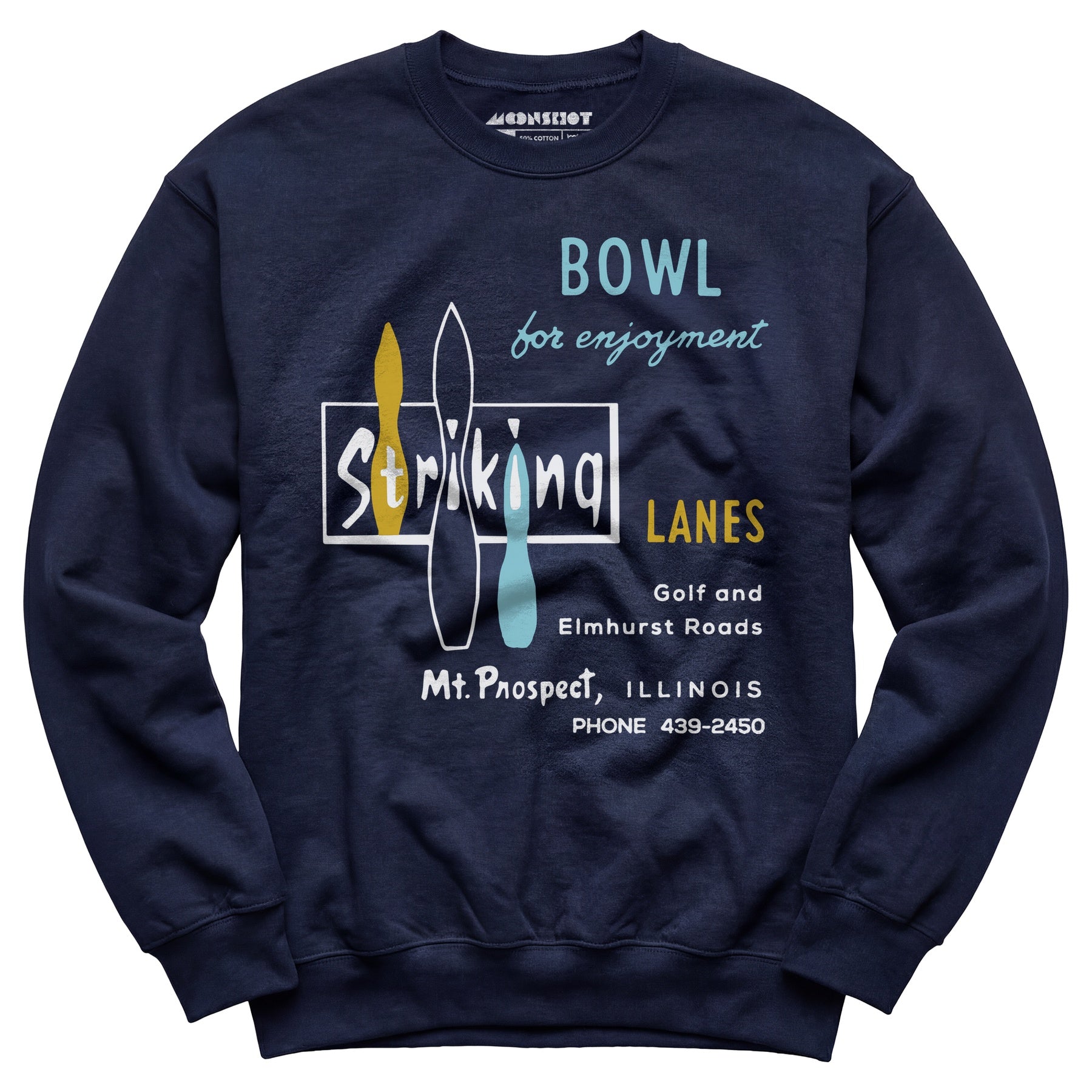 Striking Lanes - Mt. Prospect, IL - Vintage Bowling Alley - Unisex Sweatshirt