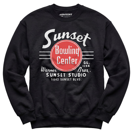 Sunset Bowling Center v2 - Hollywood, CA - Vintage Bowling Alley - Unisex Sweatshirt