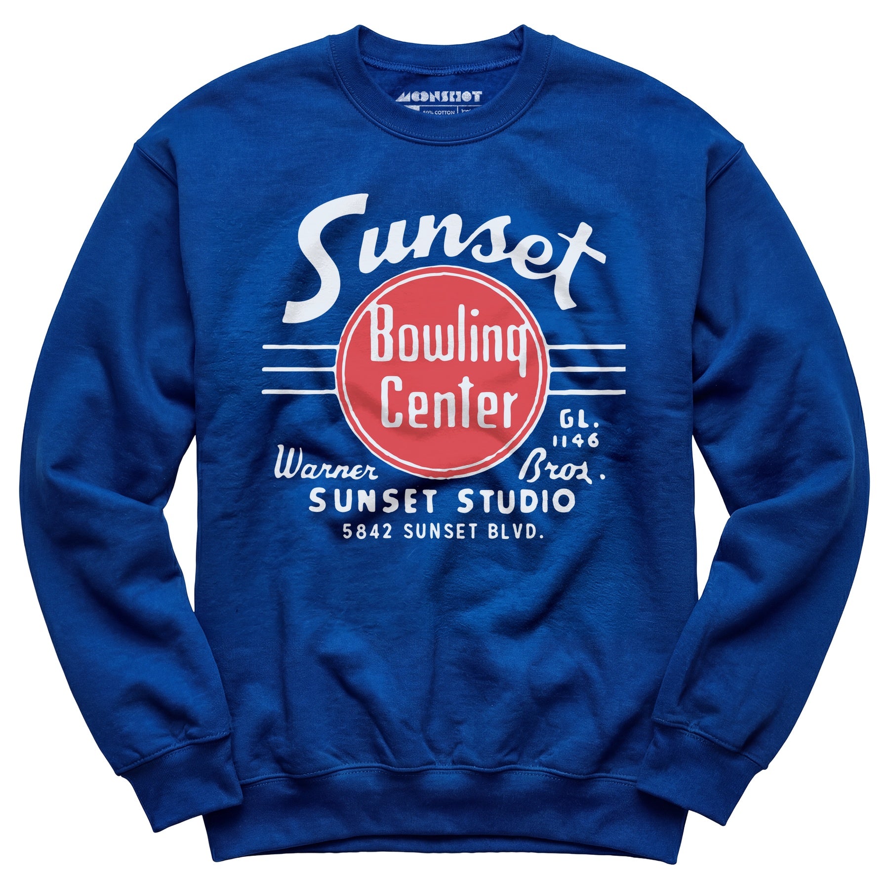 Sunset Bowling Center v2 - Hollywood, CA - Vintage Bowling Alley - Unisex Sweatshirt