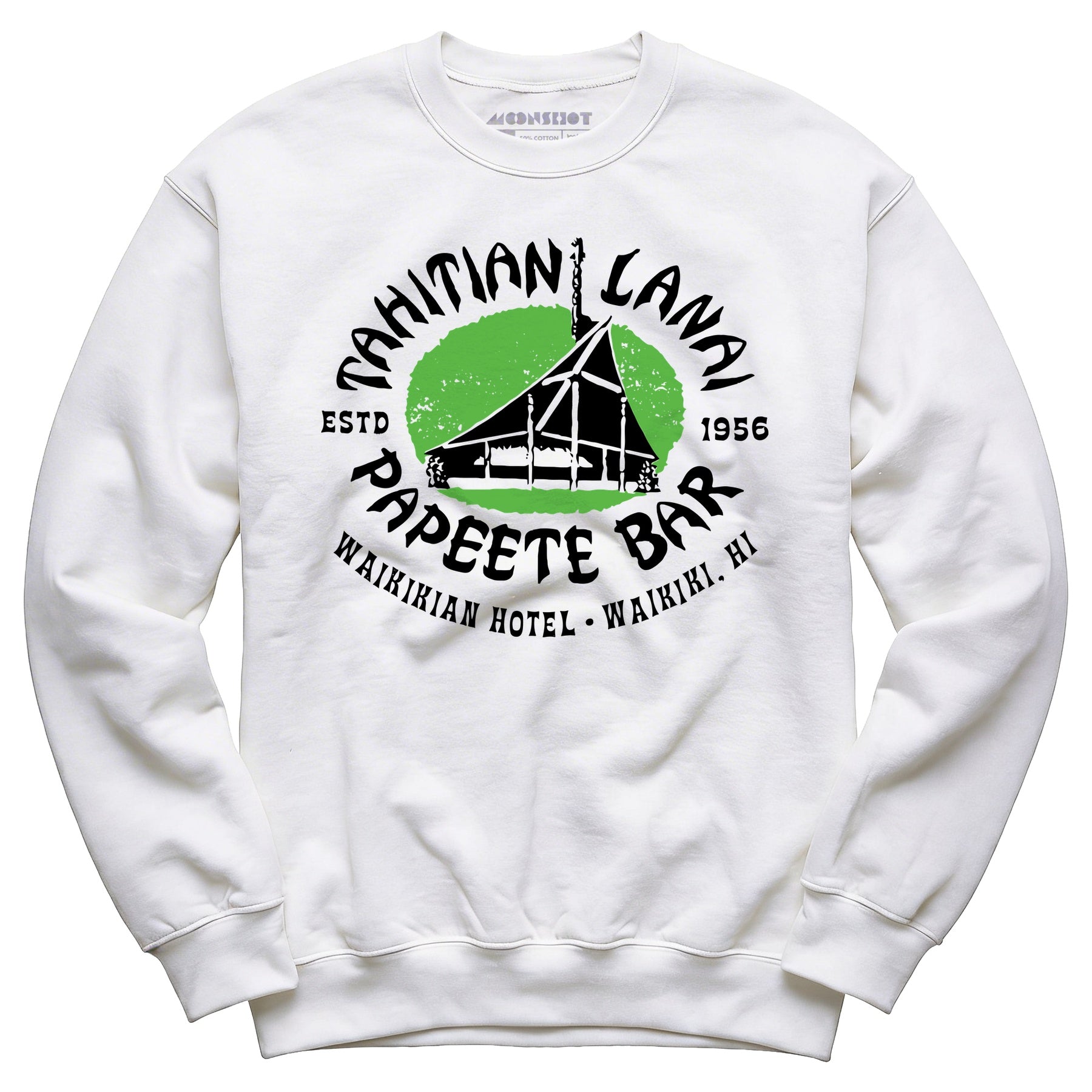 Tahitian Lanai Papeete Bar - Waikiki, HI - Vintage Tiki Bar - Unisex Sweatshirt