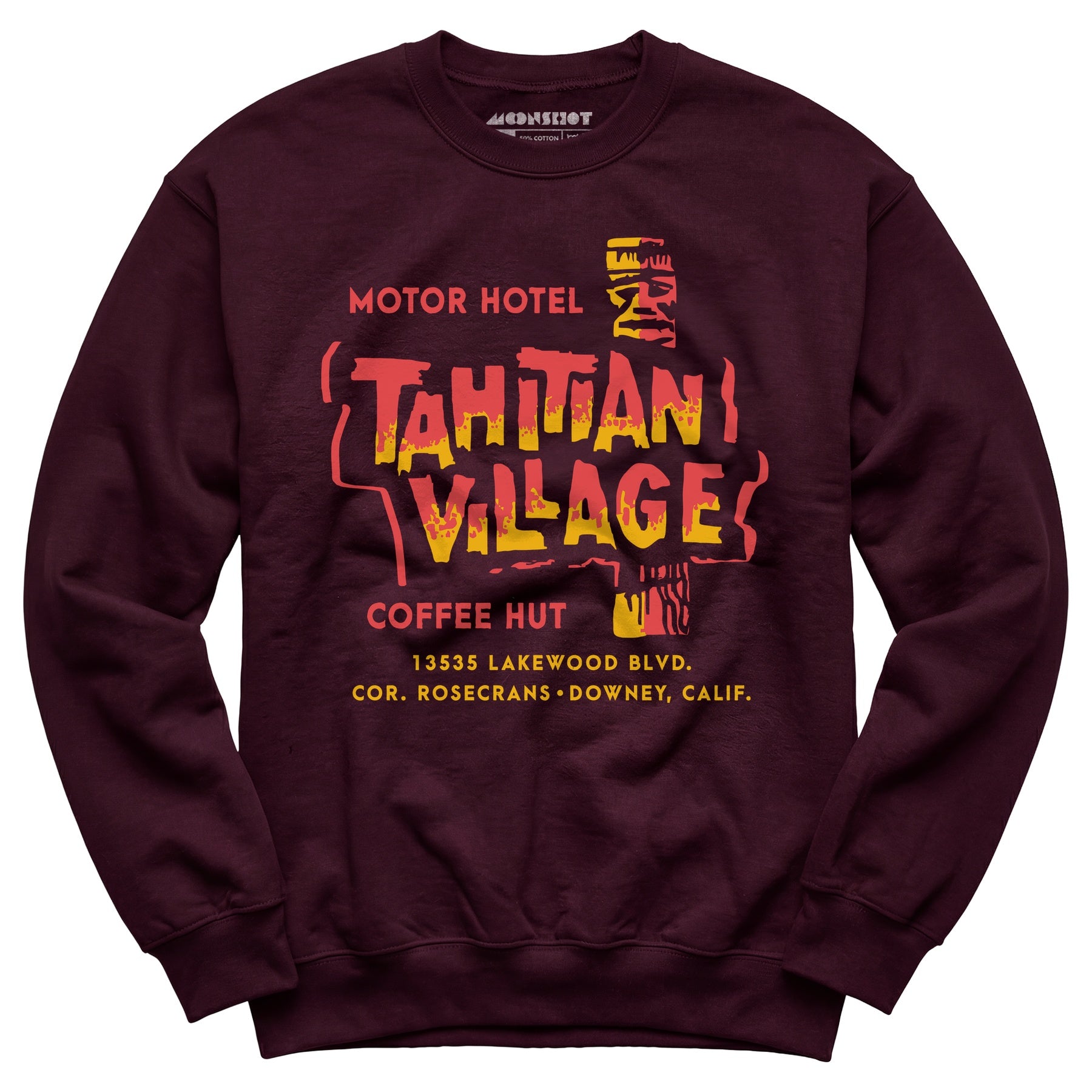 Tahitian Village - Downey, CA - Vintage Tiki Bar - Unisex Sweatshirt