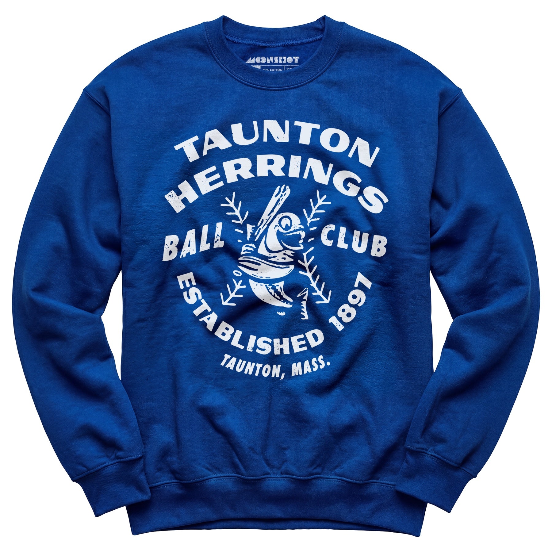 Taunton Herrings - Massachusetts - Vintage Defunct Baseball Teams - Unisex Sweatshirt