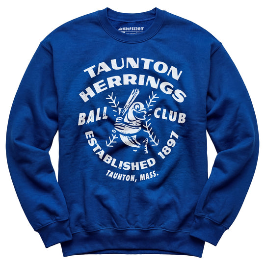 Taunton Herrings - Massachusetts - Vintage Defunct Baseball Teams - Unisex Sweatshirt