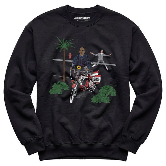 That's My Bike, Punk! Deebo + Pee-Wee Parody Mashup - Unisex Sweatshirt