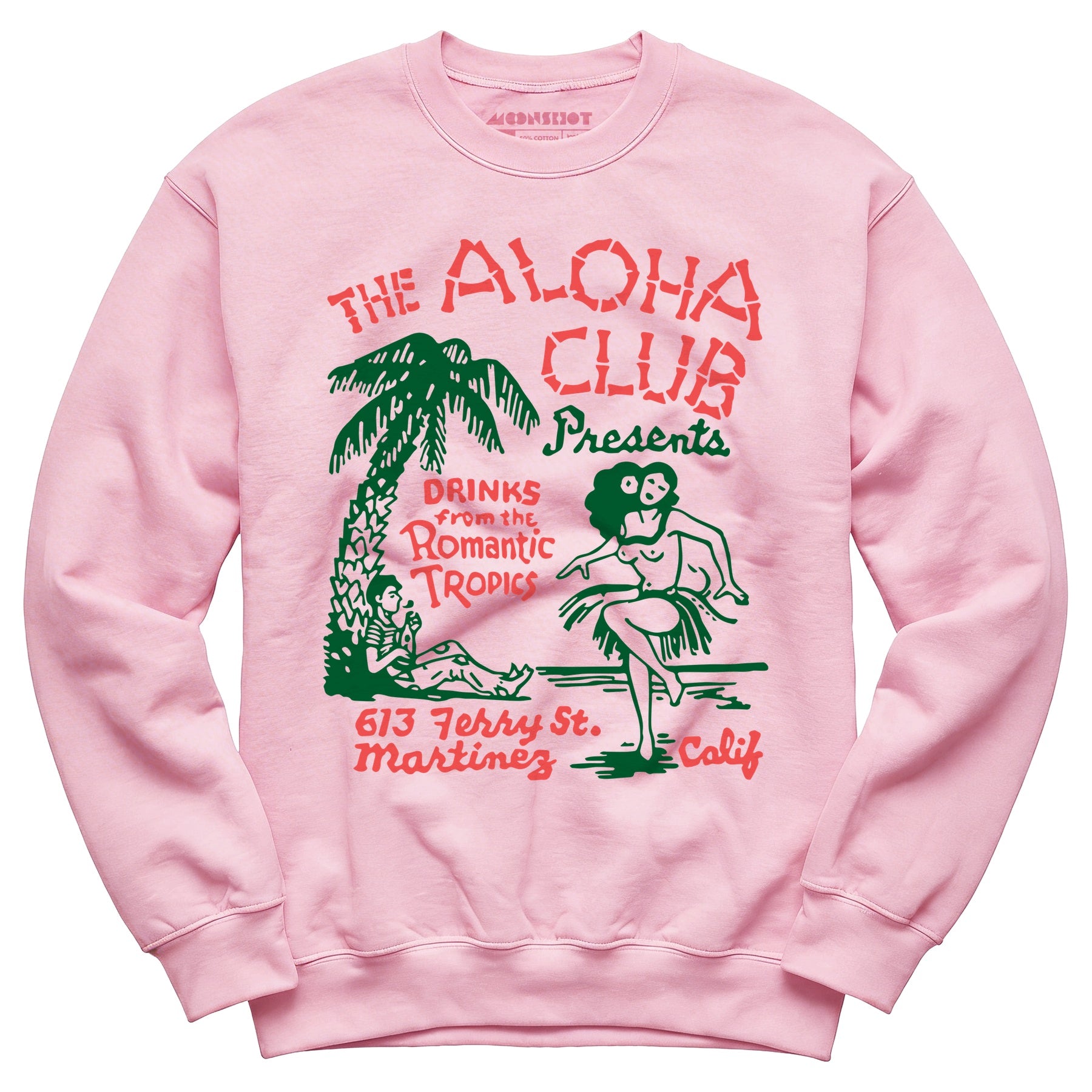 The Aloha Club - Martinez, CA - Vintage Tiki Bar - Unisex Sweatshirt