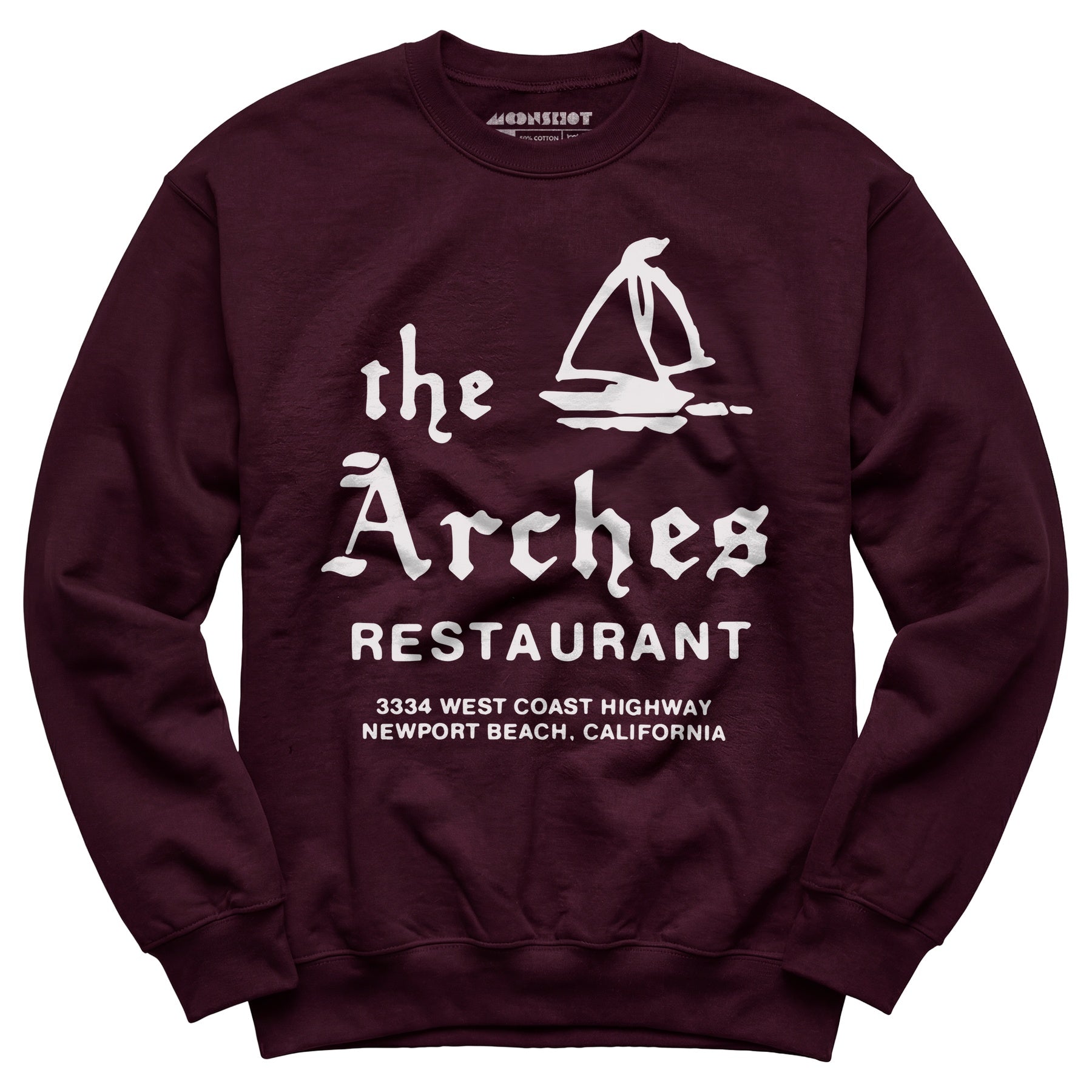 The Arches - Newport Beach, CA - Vintage Restaurant - Unisex Sweatshirt