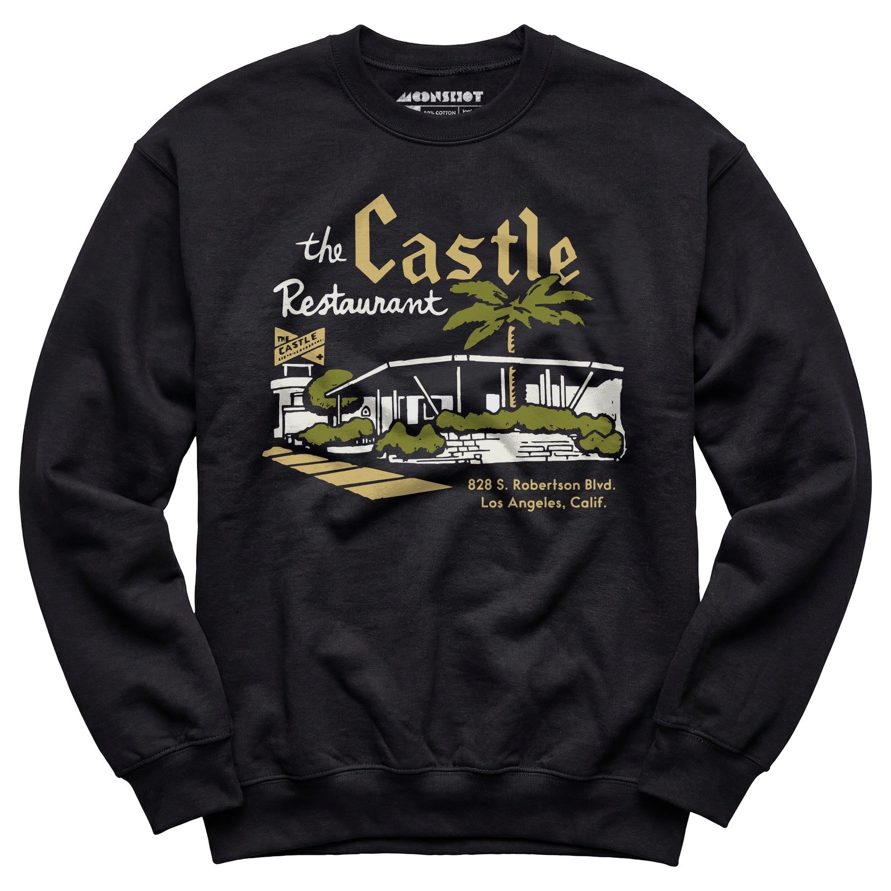 The Castle - Los Angeles, CA - Vintage Restaurant - Unisex Sweatshirt