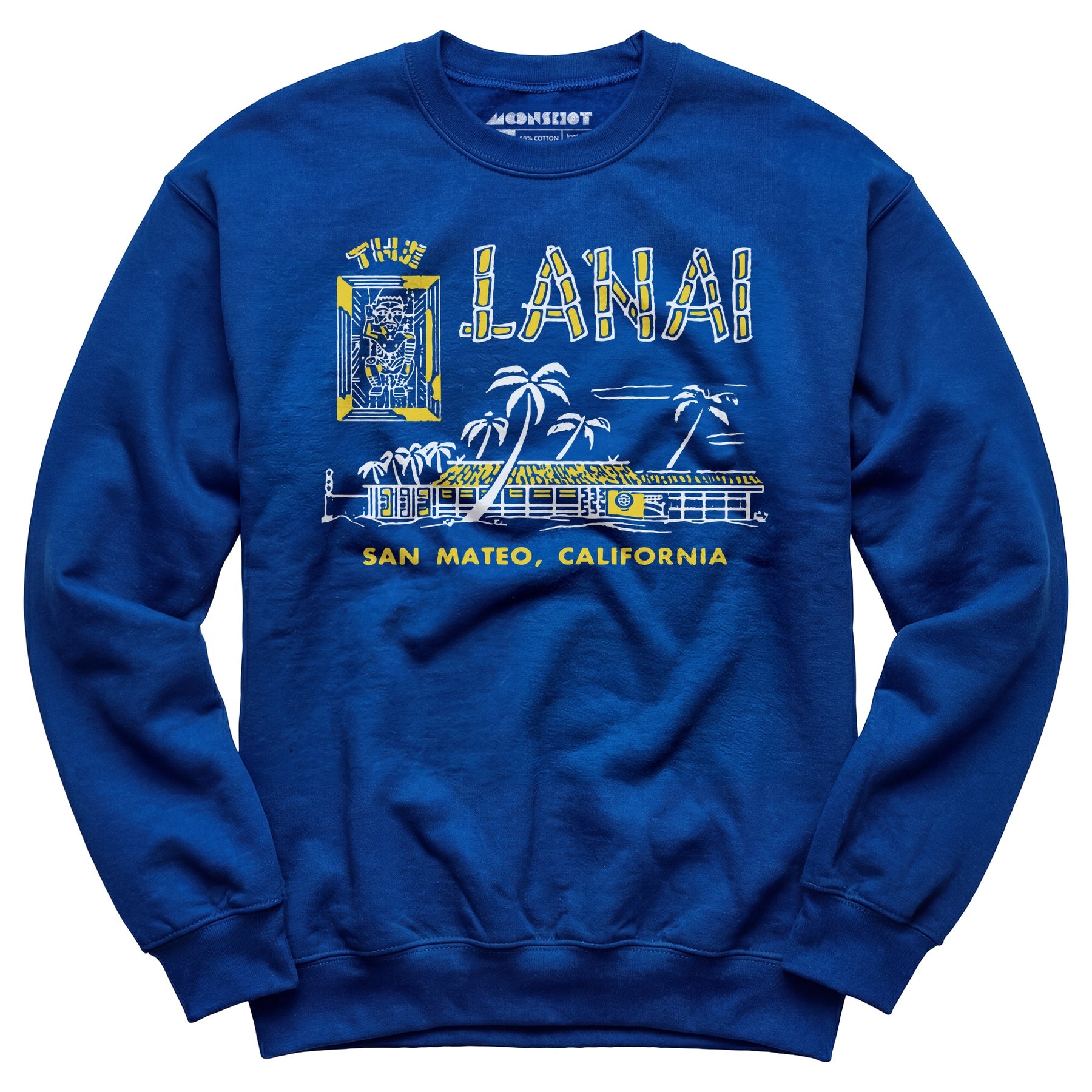 The Lanai - San Mateo, CA - Vintage Tiki Bar - Unisex Sweatshirt