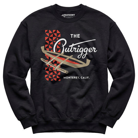 The Outrigger - Monterey, CA - Vintage Tiki Bar - Unisex Sweatshirt