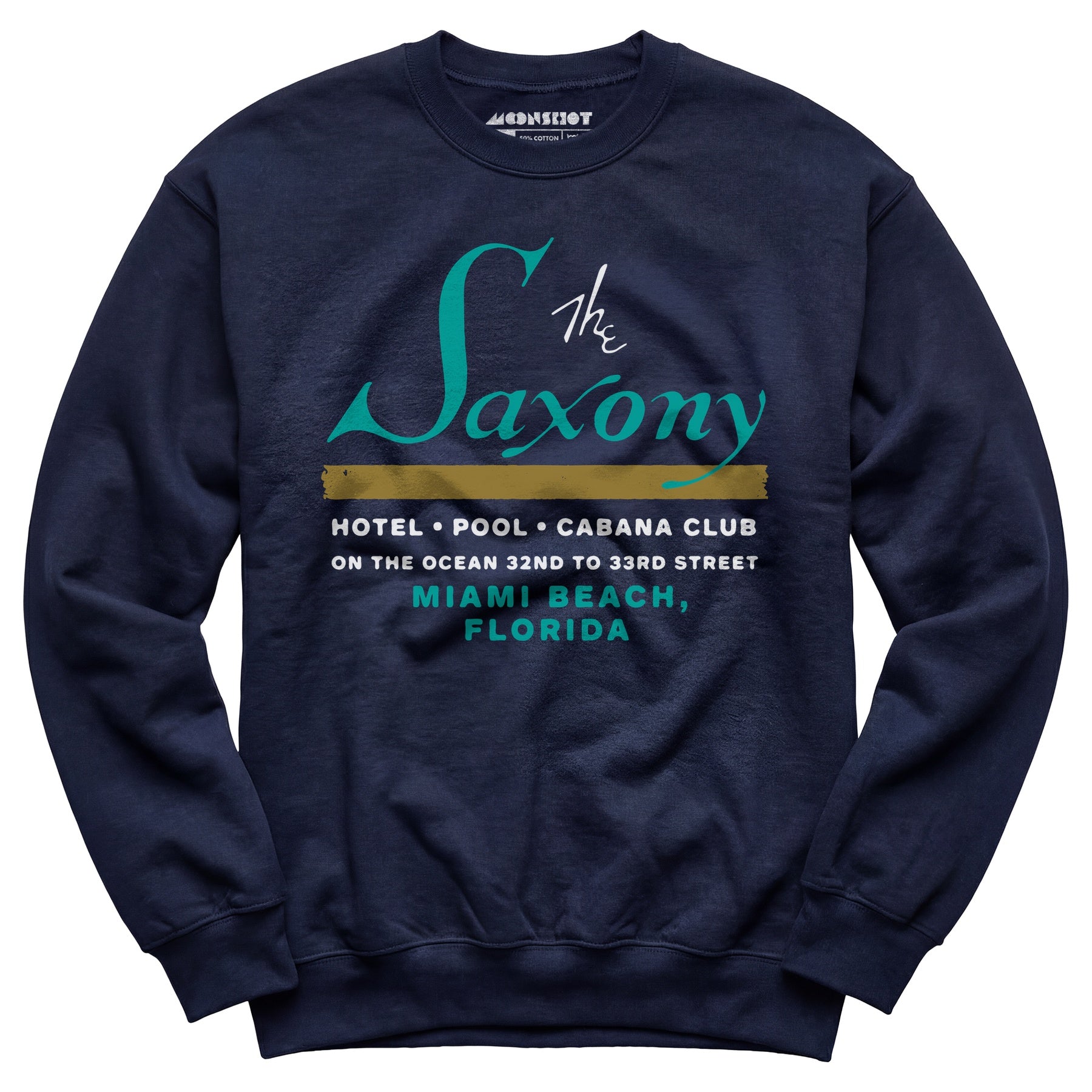 The Saxony - Miami Beach, FL - Vintage Hotel - Unisex Sweatshirt