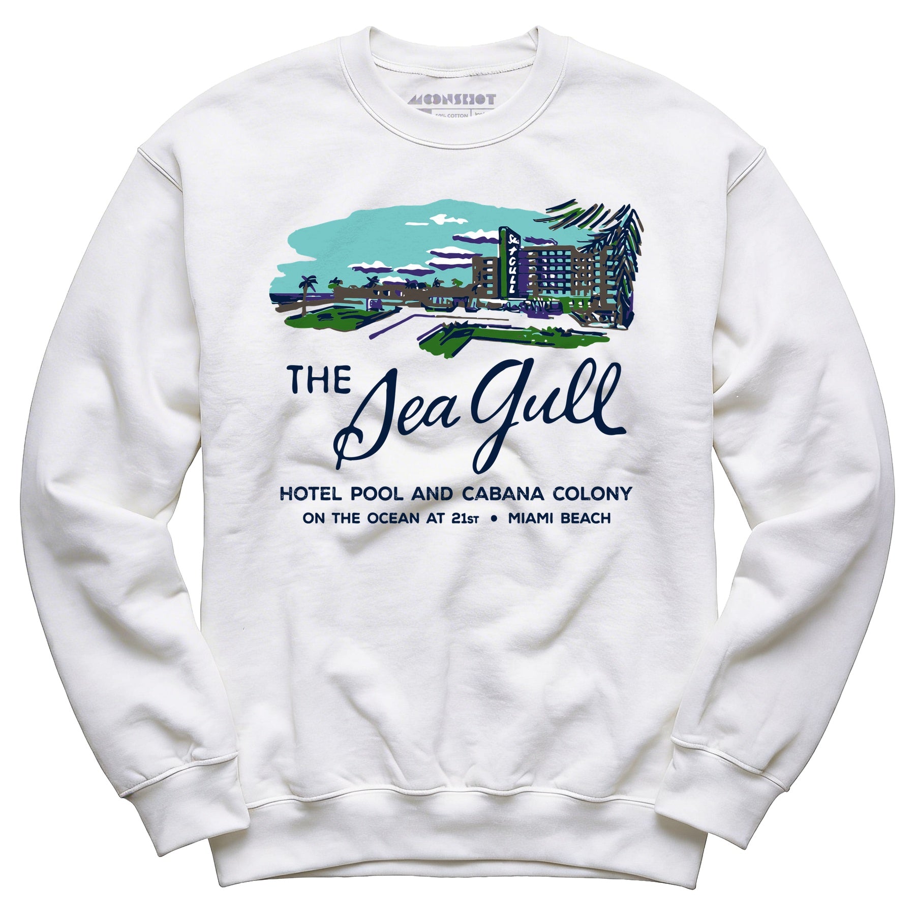 The Sea Gull - Miami, FL - Vintage Hotel - Unisex Sweatshirt