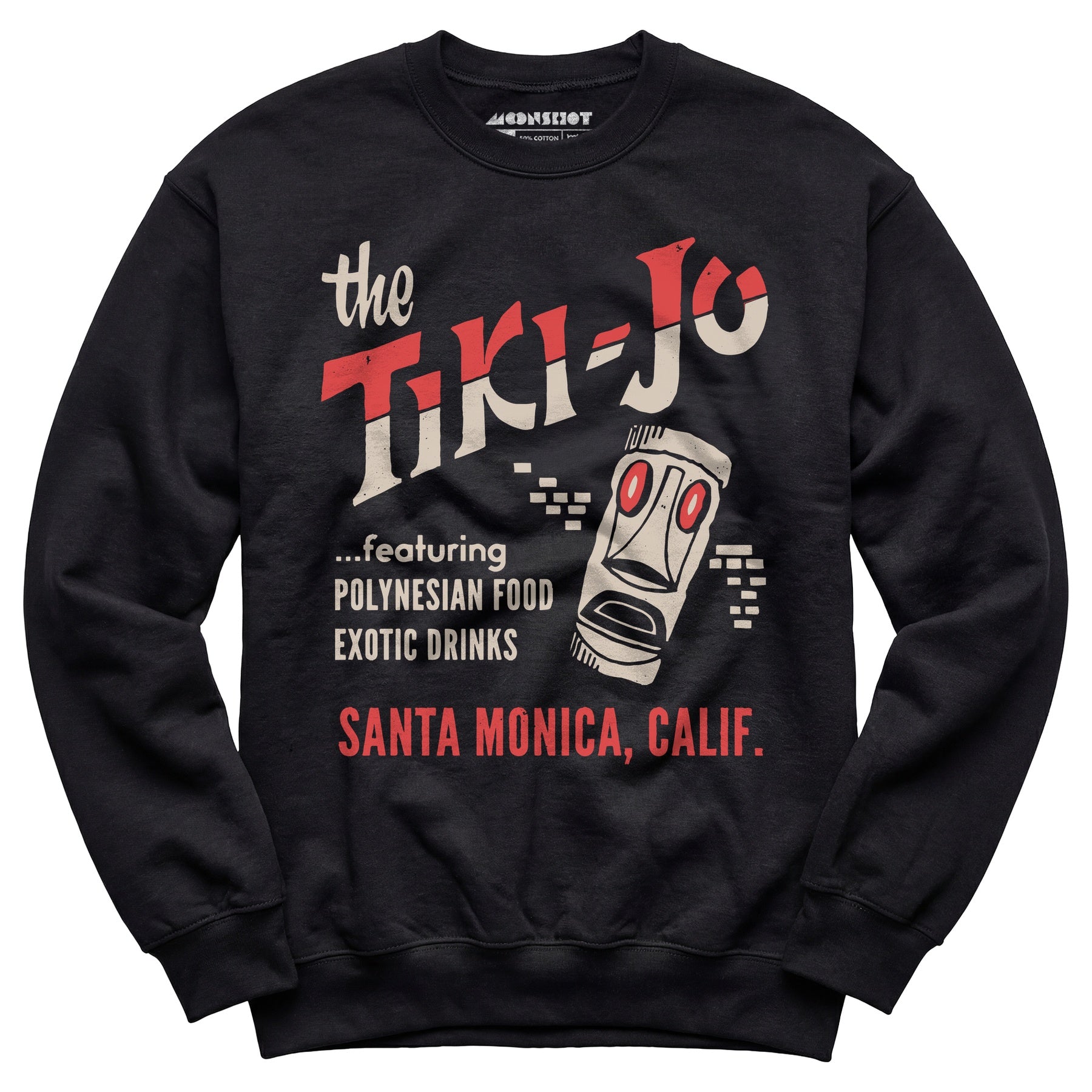 The Tiki-Jo - Santa Monica, CA - Vintage Tiki Bar - Unisex Sweatshirt