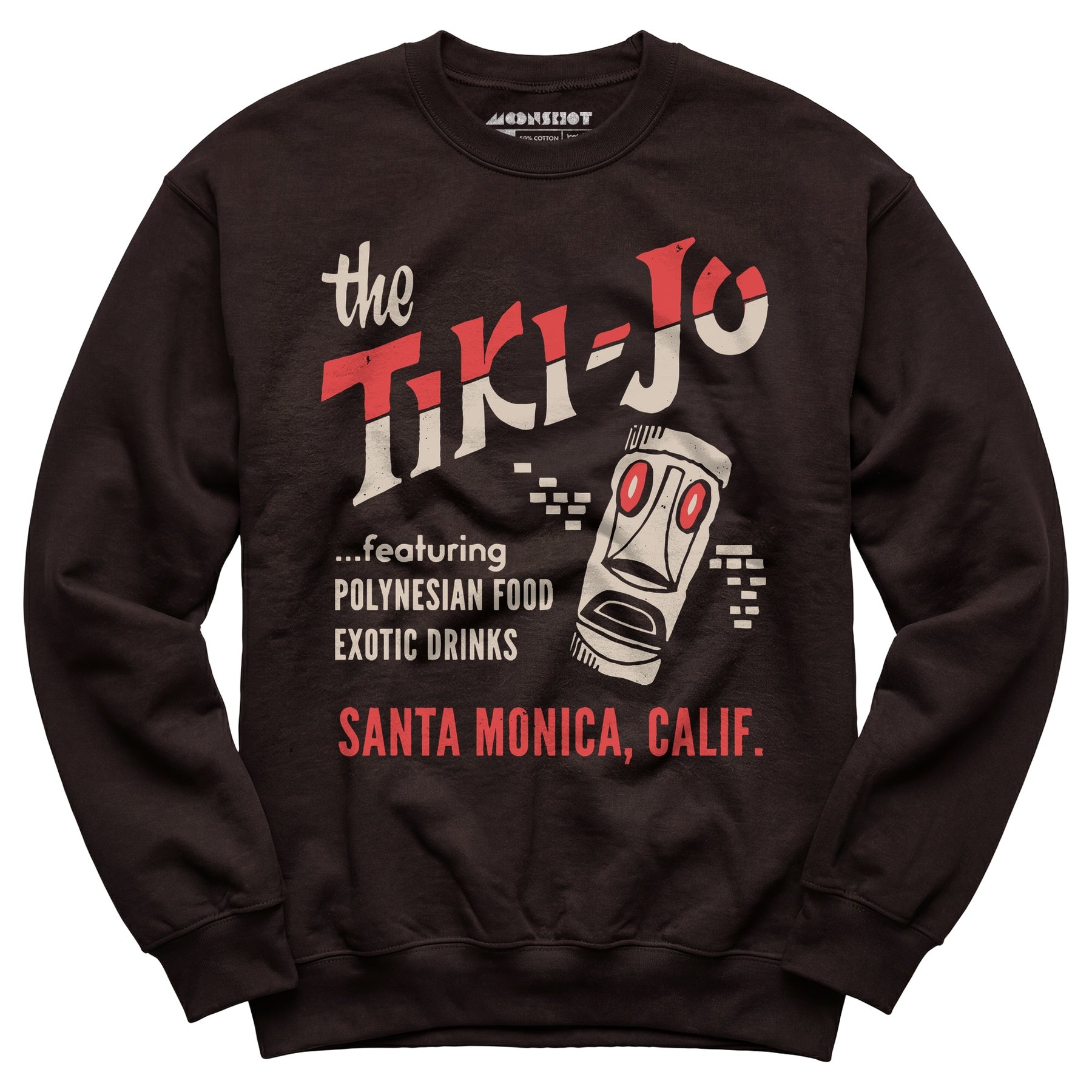 The Tiki-Jo - Santa Monica, CA - Vintage Tiki Bar - Unisex Sweatshirt
