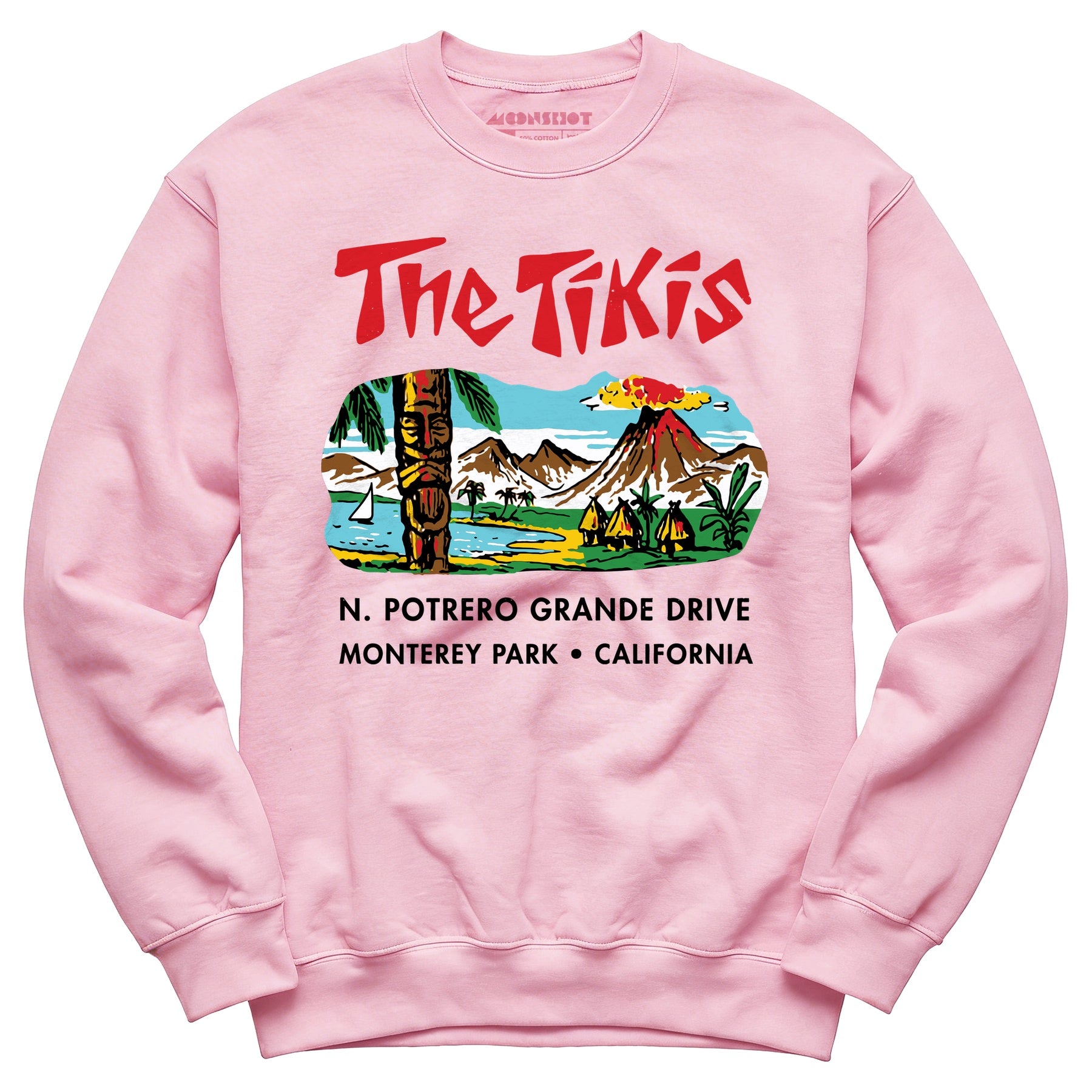 The Tikis - Monterey Park CA - Vintage Tiki Bar - Unisex Sweatshirt
