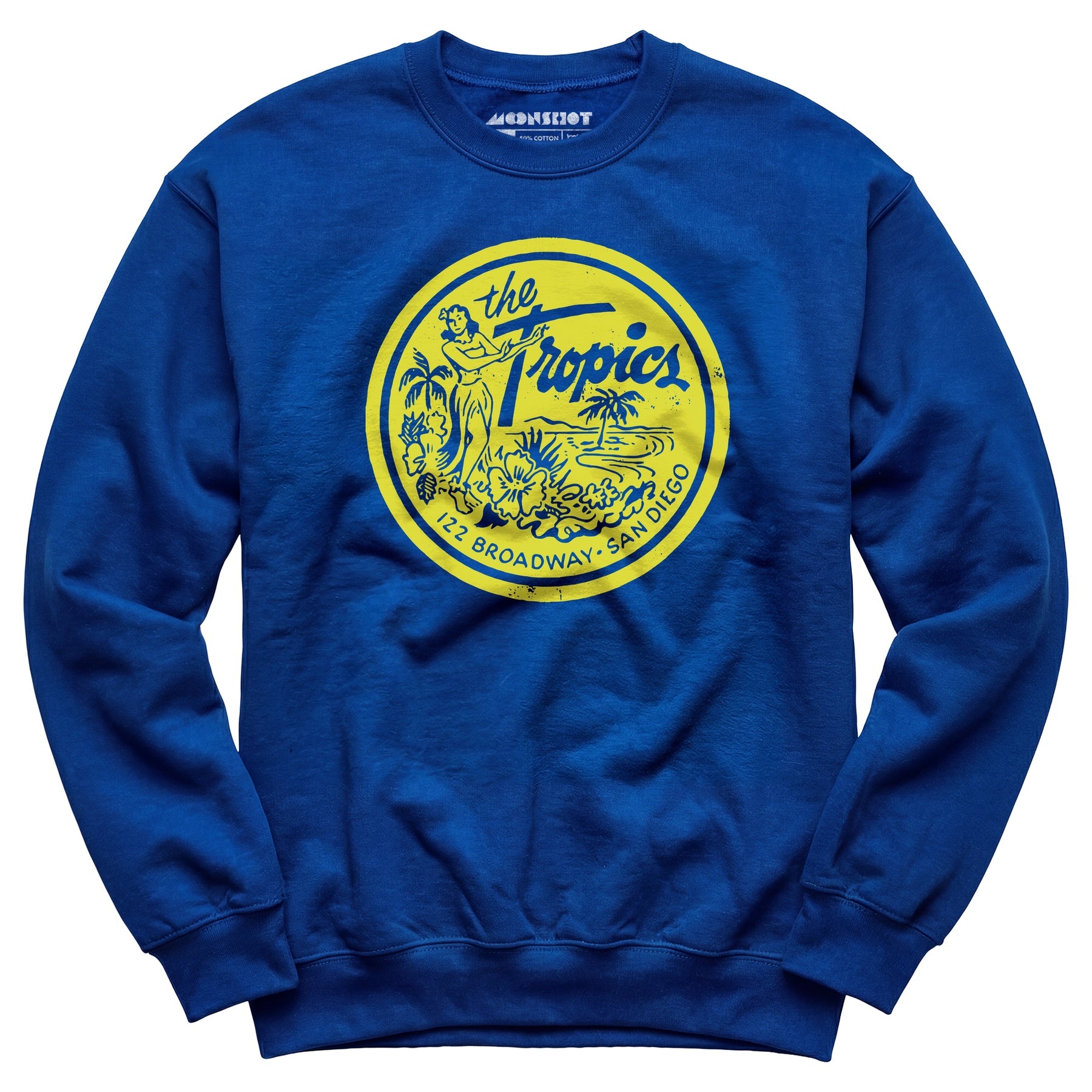 The Tropics - San Diego, CA - Vintage Tiki Bar - Unisex Sweatshirt