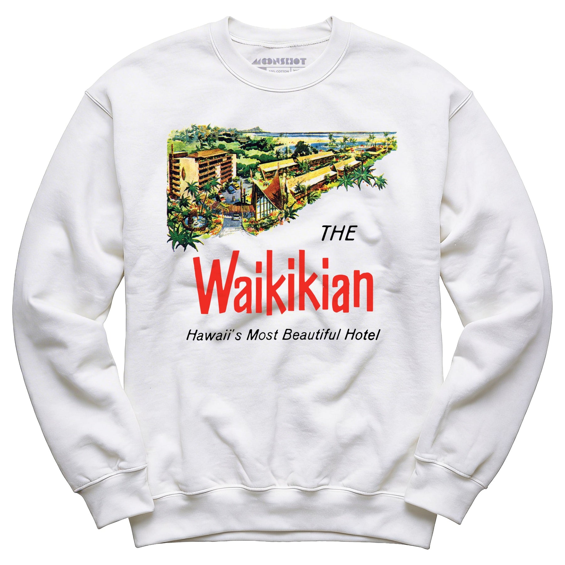 The Waikikian - Waikiki, HI - Vintage Hotel - Unisex Sweatshirt