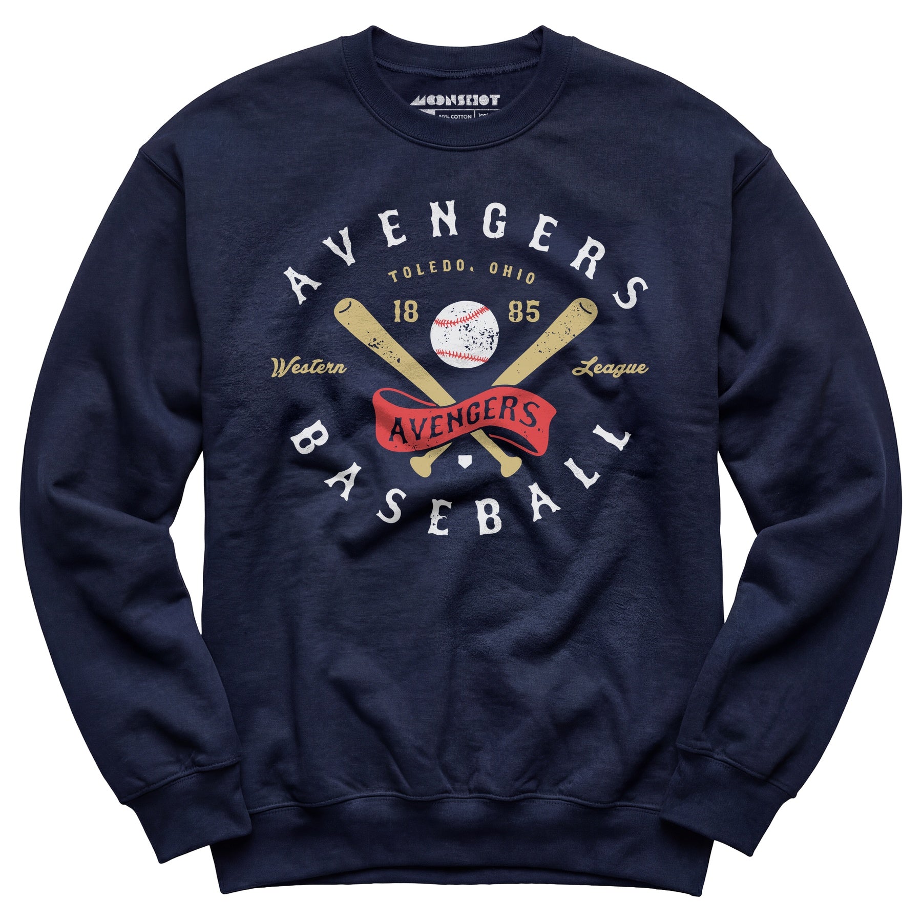 Toledo Avengers - Ohio - Vintage Defunct Baseball Teams - Unisex Sweatshirt
