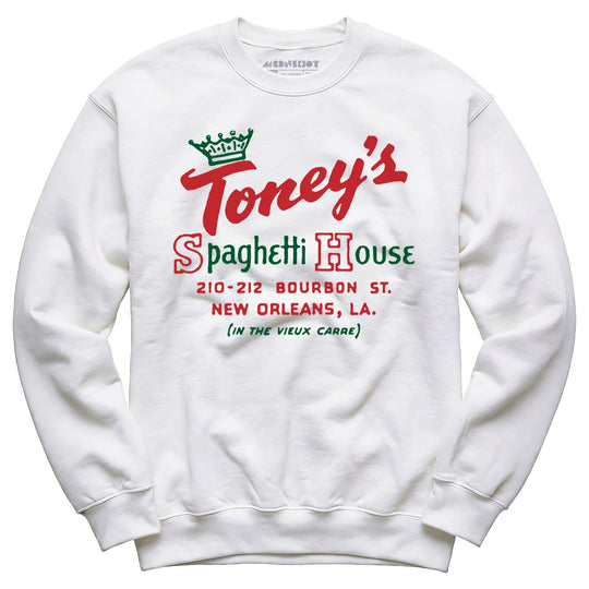 Toney's Spaghetti House - New Orleans, LA - Vintage Restaurant - Unisex Sweatshirt